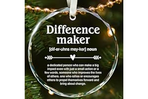 SUCHAGIFT Appreciation Gifts for Women - Thank You Gifts for Women, Boss, Coworkers, Manager, Teacher, Nurse, Mom, Friends - Coworker Appreciation Gifts - Thank You Christmas Ornaments - Glass Ornament