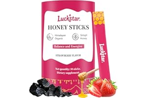 ITIBAN Himalayan Shilajit Honey Sticks – 75%+ Fulvic Acid, 85+ Trace Minerals | Natural Energy & Immunity Booster | Easy Single-Use 30 Packets