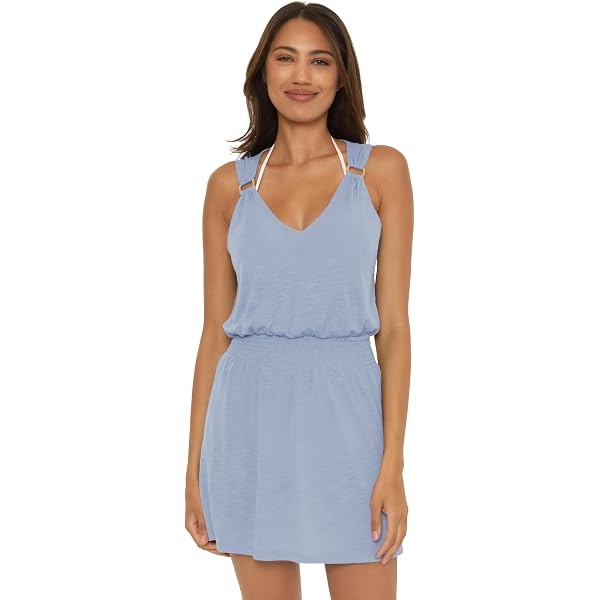 becca beach date cover up dress Becca Etc by Rebecca Virtue Beach Date Plus Size Cover Up Dress