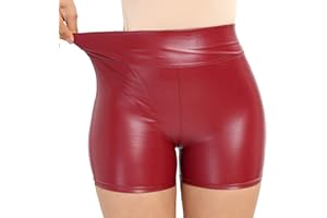 LIBAIRO Women's Gothic Shorts Punk Dance Sexy Black Irregular Short Pants High Waist Slim Bodycon Bandage Shorts