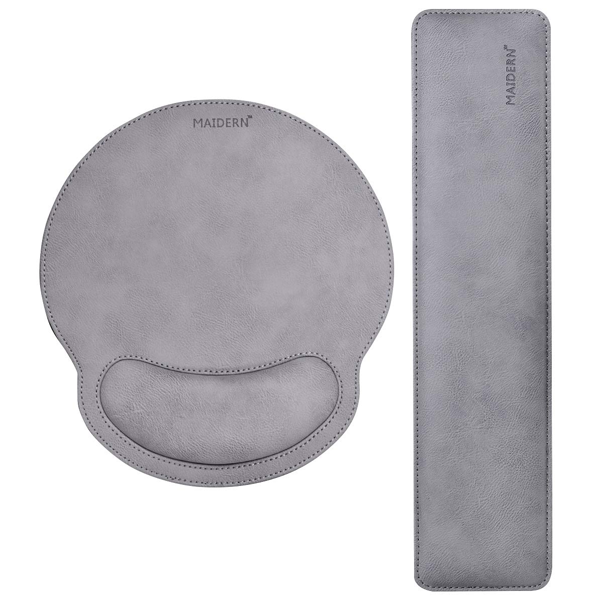 MAIDERN Memory Foam Set Keyboard Wrist Rest Pad and Mouse Pad with Wrist Cushion Support for Office, Computer, Laptop, Mac - Comfortable, Lightweight for Easy Typing Pain Relief