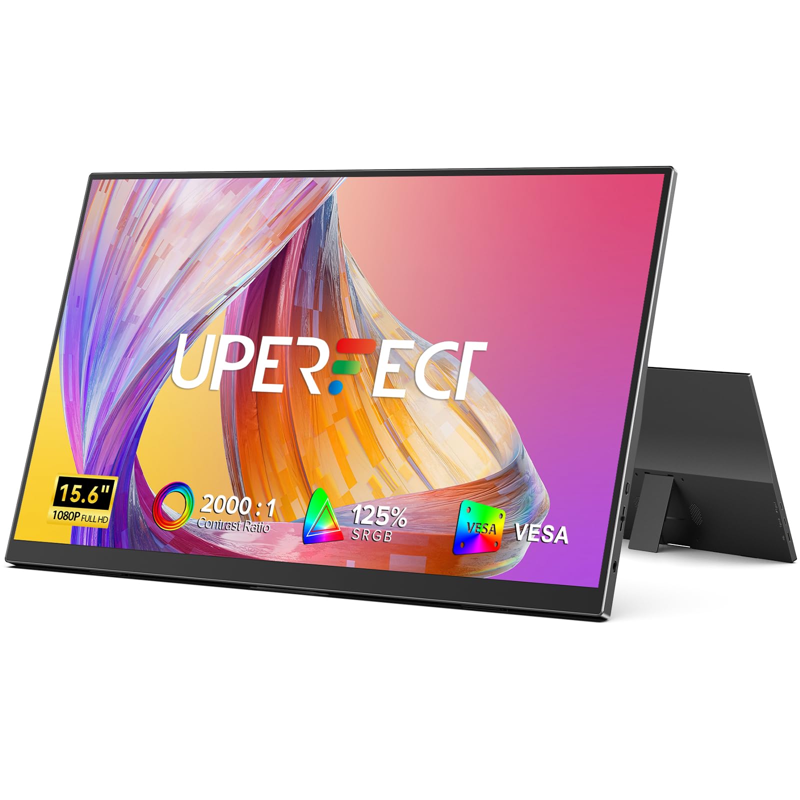 UPERFECT Portable Monitor, 15.6" 1080P Ultra-Slim IPS Display