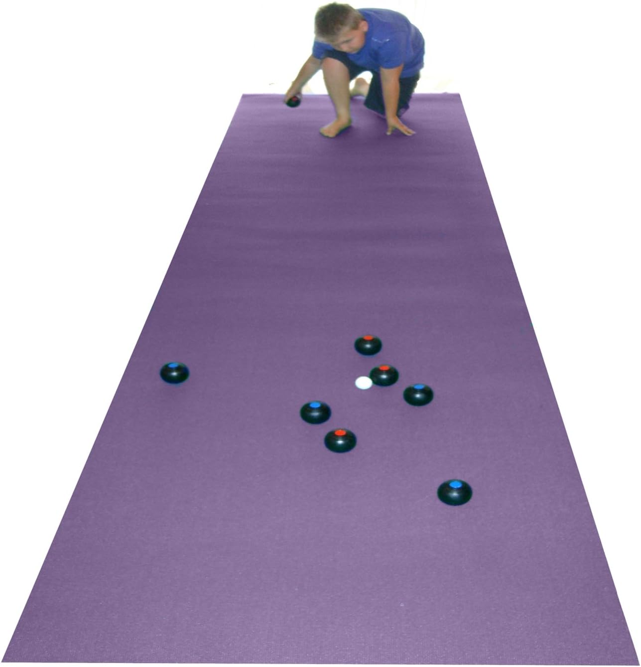 Super Saturday Be Active Carpet Bowls 400 X 100Cm Green Carpet Perfect