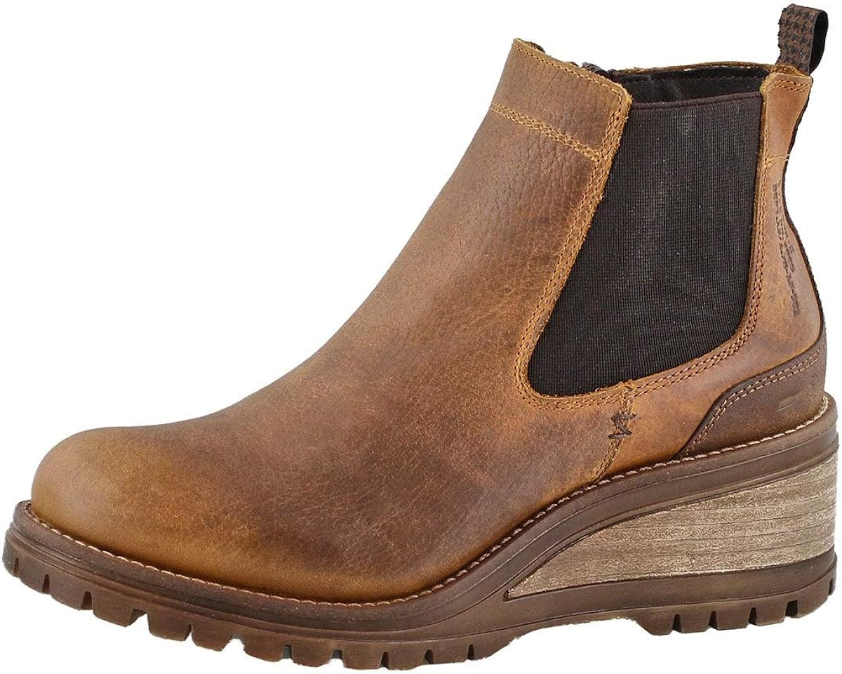 cognac chelsea boots womens