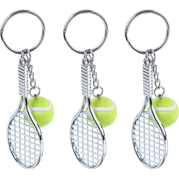 COSTOYFUN Mini Porte-clés Mignon De Football, Bowling, Tennis, Baseball