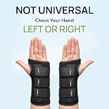 Zofore Sport Carpal Tunnel Wrist Support Brace with Metal Splint Stabilizer S/M view 7