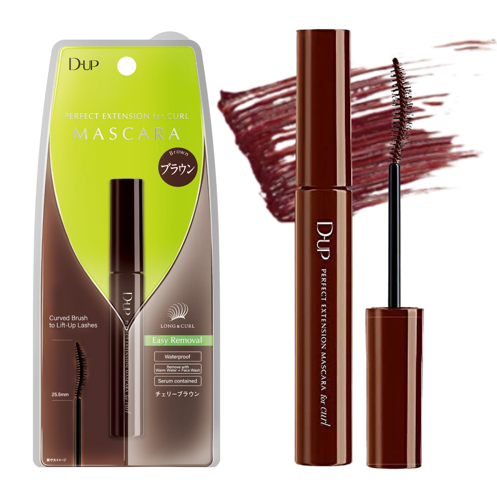 D-UP Perfect Extension Mascara For Curl - Cherry Brown