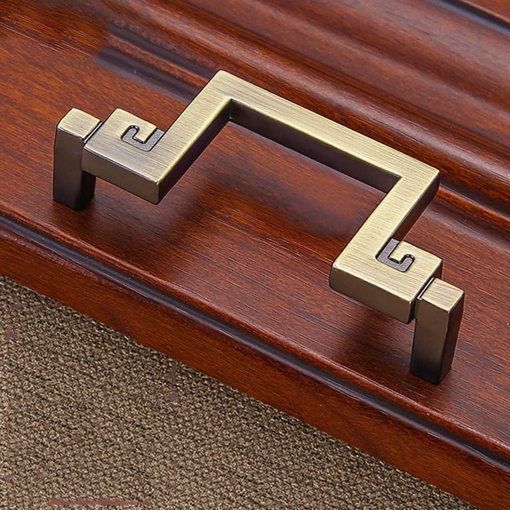 SHPEHP Traditional Drawer Handle, Antique Copper Kitchen