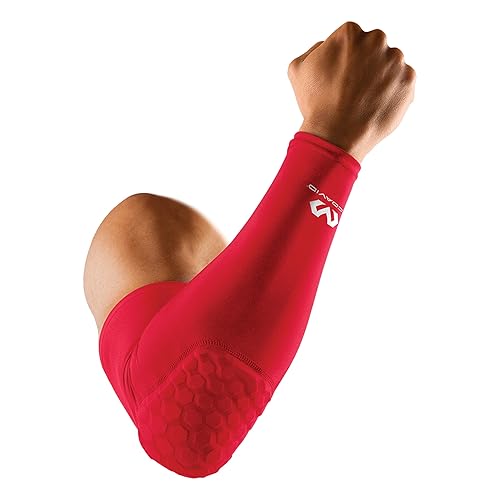 McDavid Hex Shooter Arm Sleeve, Pull-On Padded Protection, Moisture Wicking