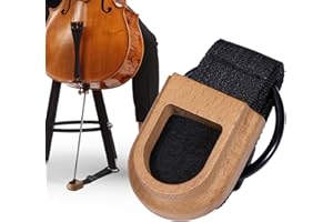 MEDIORAYS Adjustable Cello Endpin Anchor Non-slip with O-ring Stopper Stand Thick Pad Antiskid Sponge for Cellist Practice Performanc, Stopper Rest Holder Stand Antiskid Device Adjustable Strap