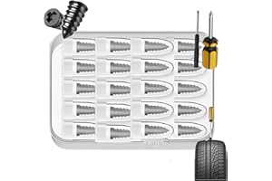 20/40/60/80/100Pcs Tire Repair Rubber Nails Kit with 2 Sizes, Fast Self-Service Tire Repair Tools, Screw in Tire Repair Plugs