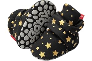 oelaio Newborn Baby Cotton Booties Stay On Slipper Winter Warm Soft Shoes Non-Skid Infant Ankle Boots Crib Shoes
