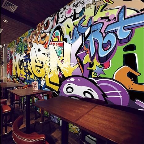 Amazon ポナナ 3d写真壁紙 大型 壁画バー 廊下 背景 壁紙 カフェ ストリートアート グラフィティ 3d 寝室 壁紙 壁画d Hzis 壁紙
