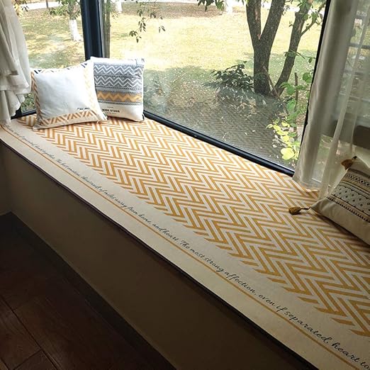 ZTMN Cojín Impermeable para Ventana salediza, Antideslizante Cojín