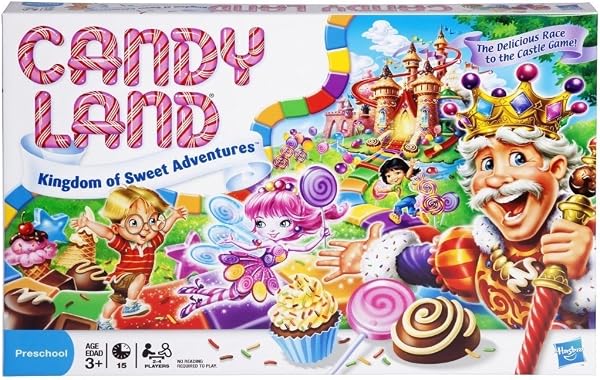 Hasbro Gaming Candy Land Kingdom of Sweet Adventures Board Game for Kids, Gifts for Boys and Girls, Ages 3 & Up (Amazon Exclu