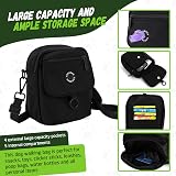 COOWONE Waterproof Dog Walking Bag Crossbody Treat Pouch Black 1.0 view 5