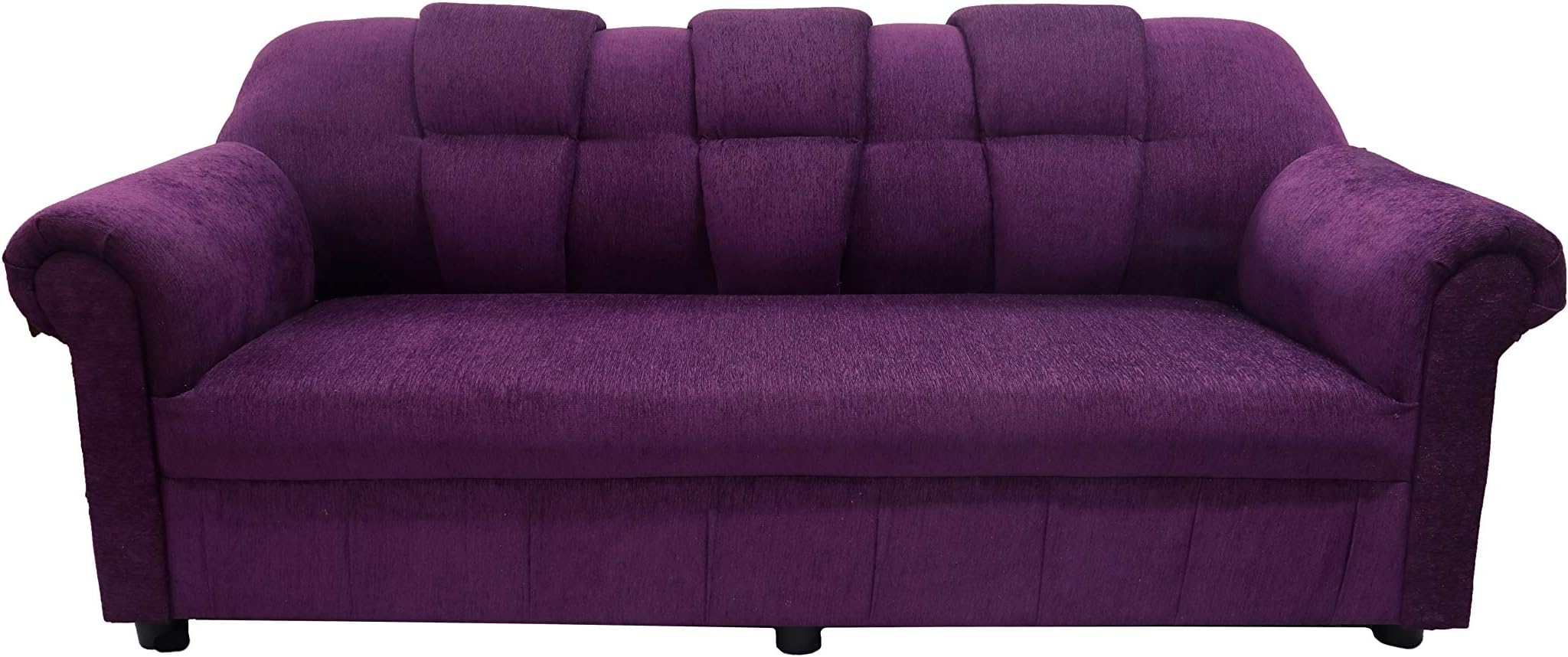 Sekar Lifestyle Fabric Series Sofa Set for Living Room & Office Room (Lavender Purple, Three Seater)