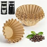 200 Pcs Coffee Filters for Elite Gourmet EHC111A and Mixpresso DCM-B-TM | Disposable Filter Paper , Pure Wood Pulp Preserves Fresh Aroma, Sturdy and Tear-Resistant, Removes Fine Grounds