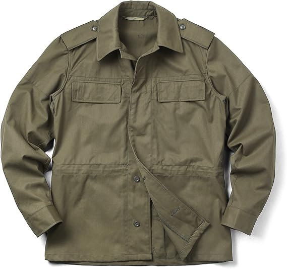 Amazon 実物 新品 チェコ軍 M 85 ジャケット オリーブ バックポケット付き ミリタリー 放出品 ジャケット コート ジャケット 通販