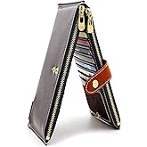 ANDOILT Women's Genuine Leather Wallet RFID Blocking Credit Card Holder Zipper Purse Cell Phone Handbag