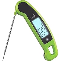 Lavatools Javelin PRO Duo Ambidextrous Backlit Professional Digital Instant Read Meat Thermometer for Kitchen, Food Cooking, 