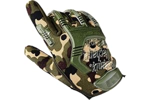 AirBnk Camo Hunting Gloves,Warm Glove,Lightweight Pro Anti-Slip Shooting Full Finger Mitten,Deer & Turkey Hunting Accessories and Clothing,Camouflage Gear Archery Accessories