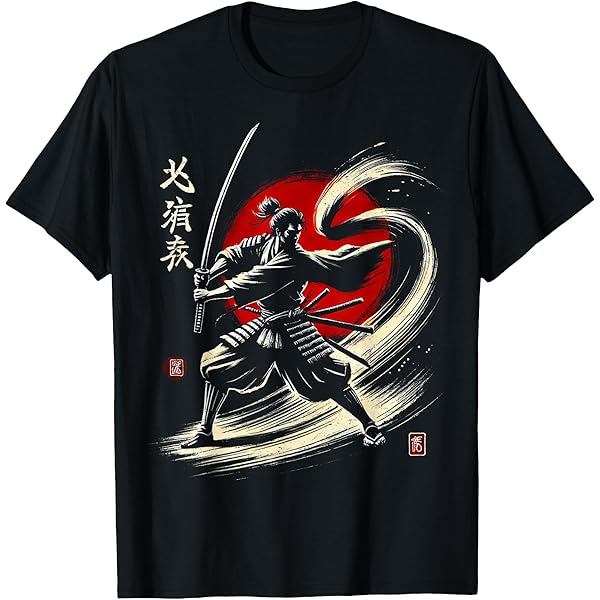 Amazon.com: Samurai t shirts for Men with Japan Graphic Art T