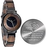 Igiftu 20 Years Anniversary for Women Gifts,20th Wedding Anniversary Keepsake for Wife,Porcelain, China Anniversary Marriage Presents for Her