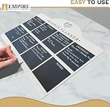 Empire Weekly Planner and Menu Board White Wood Wall Mounted view 6