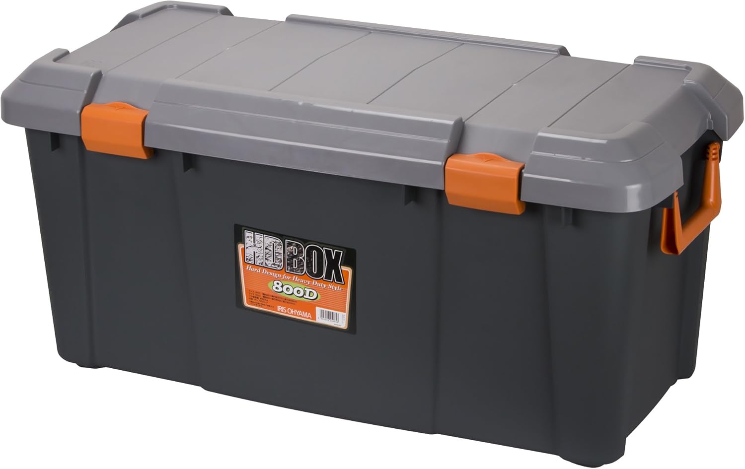 Amazon Co Jp アイリスオーヤマ 収納 Box 800 375 380 Hdbox 800d グレー モスグリーン ホーム キッチン