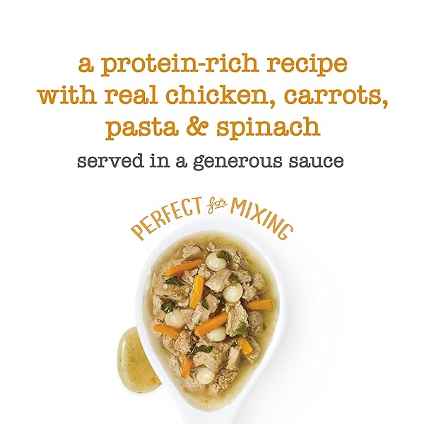 PURINA BENEFUL WET DOG FOOD, MEDLEYS ROMANA STYLE WITH CHICKEN, CARROTS, PASTA AND SPINACH IN SAUCE – (PACK OF 12) 3 OZ. CANS