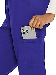 floralhue Scrubs for Women, V-Neck Scrubs Top