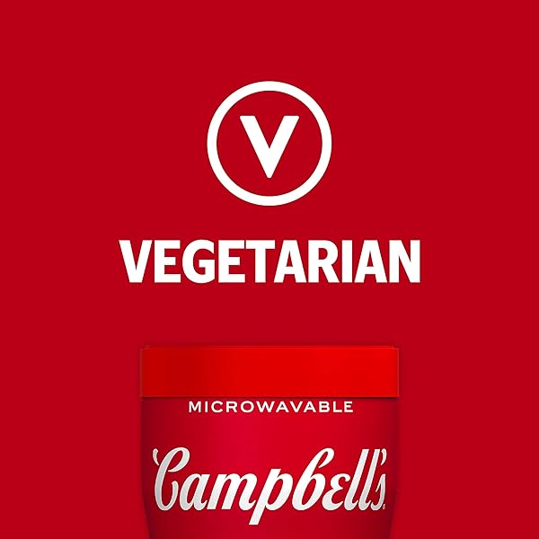 CAMPBELL’S SIPPING SOUP, SPICY TOMATO SOUP, 11.1 OZ MICROWAVABLE CUP