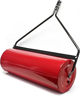 Rasenwalze 35x100cm für den Rasentraktor befüllbar mit Schmutzabstreifer Anhänge Rasenrolle