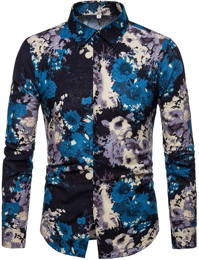 tee shirt a fleur homme pas cher