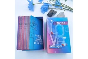 ZHQGYN Oracle Cards Decks Divine Loves Oracle Cards,64 Love Tarot Cards Twin Flame Oracle Deck,oracle cards decks with meanings on them,Explore Intimate topics Meet Your Needs for Love and Being Loved