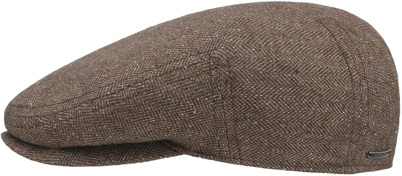Stetson Kent Hayton Herringbone Flat Cap Men Made in The EU Summer