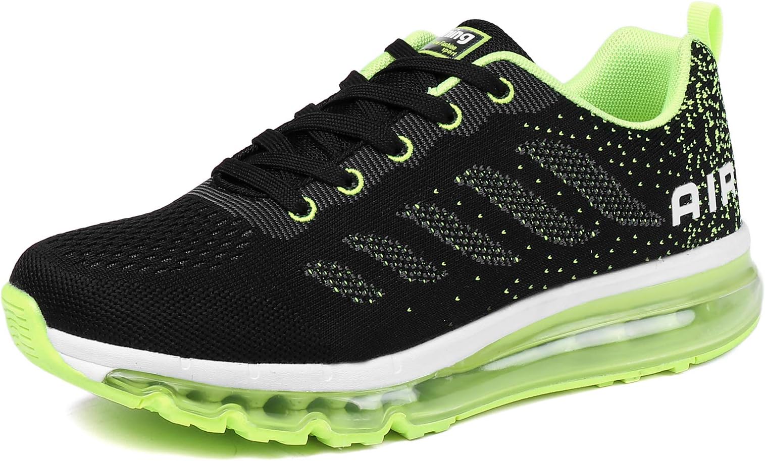 frysen Men Women Shock Absorbing Air Running Shoes Trainers for Multi Sport Athletic Jogging Fitness, Pink, UK Size