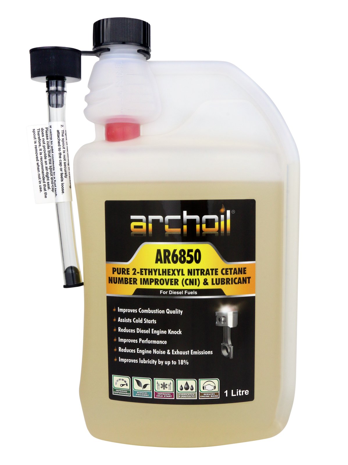 Archoil AR6850 Pure 2Ethylhexyl Nitrate (2Ehn) Cetane Number Improver (CNI) & Lubricant 1