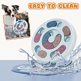 Flow fire Dog Puzzle Slow Feeder Interactive Toy Blue view 7