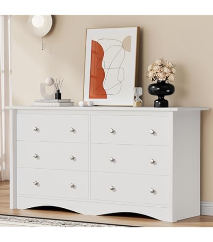 YESHOMY White Dresser for Bedroom, 47.2