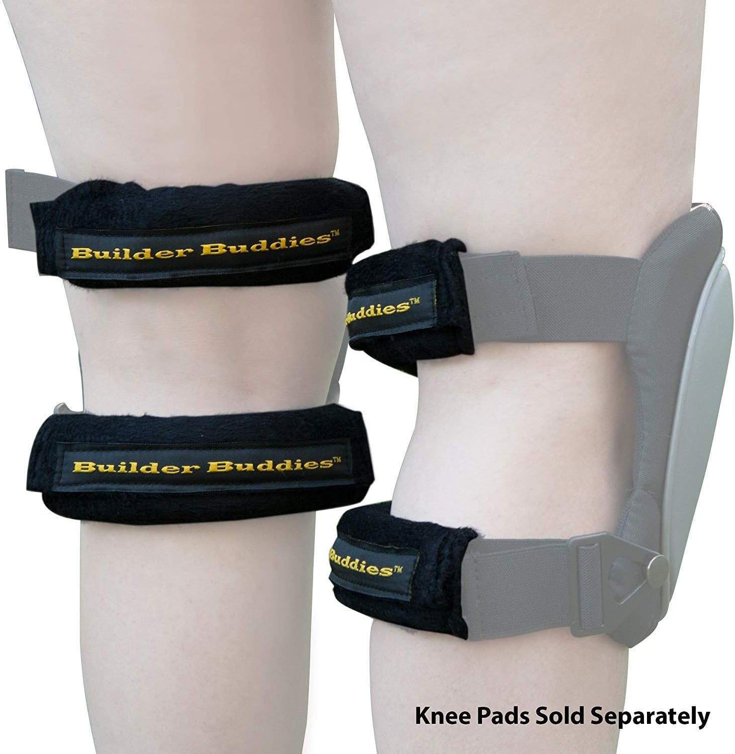 Fleece Strap Covers for Construction Knee Pads! Universal
