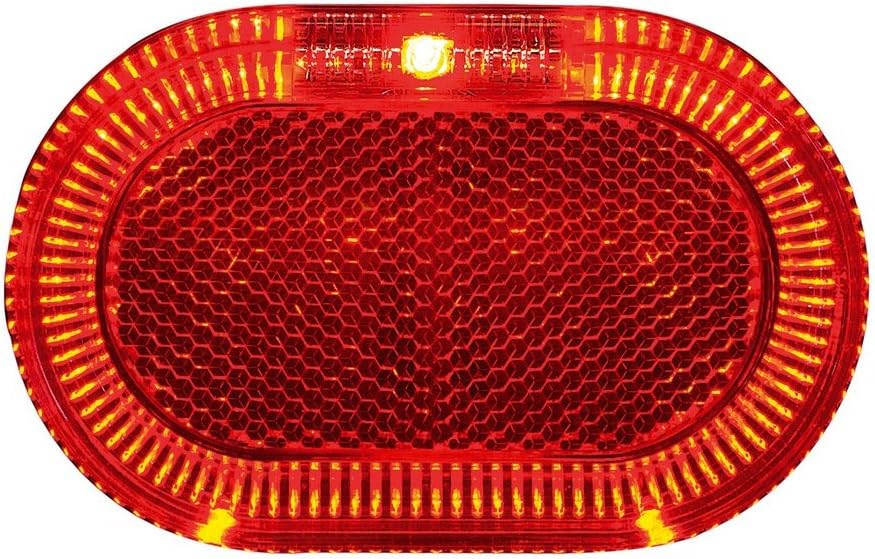 Herrmans Uni 2021310100 Pannier Rack Rear Light Red (10 x 3 cm x 3 cm