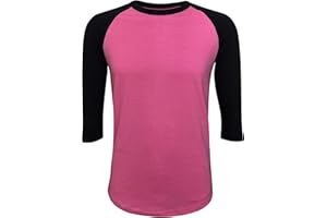ILTEX Raglan T-Shirt 3/4 Sleeve Athletic Baseball Jersey Unisex (30+ Colors)