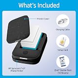HP Sprocket 2x3 Instant Photo Printer Bluetooth Mobile Portable Black 2x3 view 4