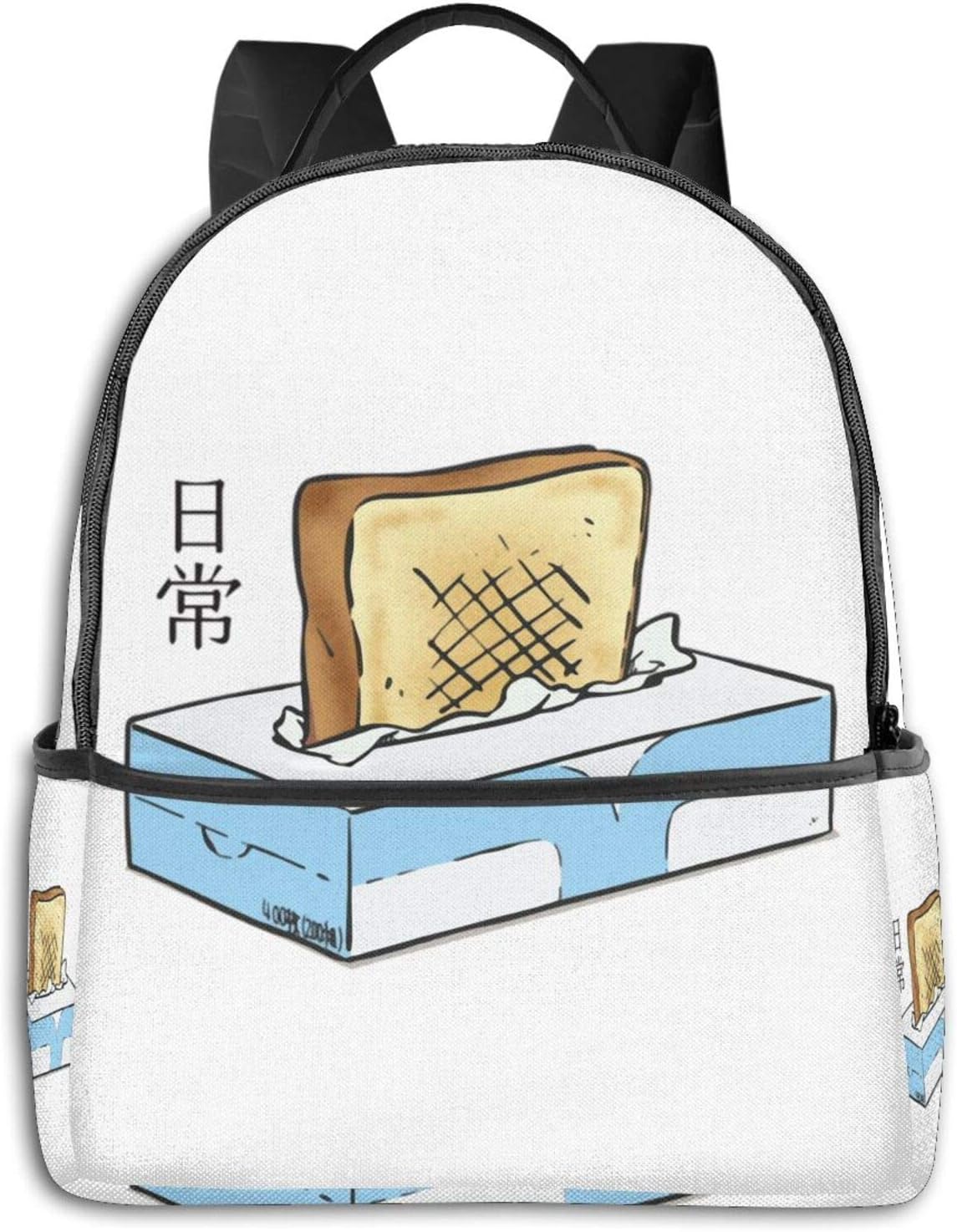 Anime & Nichijou - Tissue Box Toaster Classic Student School Bag School Cycling Leisure Travel Camping Outdoor Backpack