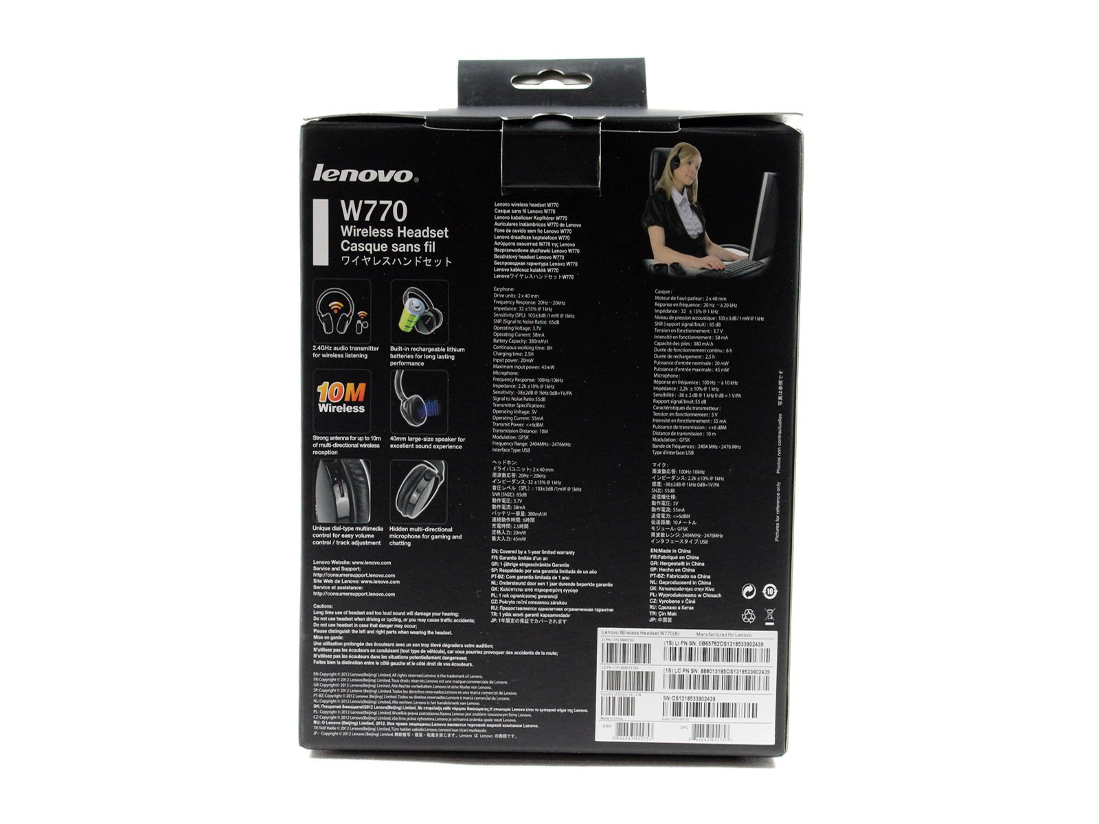 Lenovo Wireless Headset for PC and Mac 