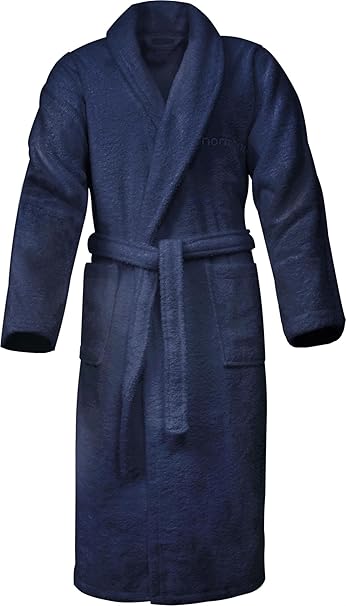 normani Bademantel 100% Baumwolle mit Frottee I - Öko-Tex 100 - Premium Qualität