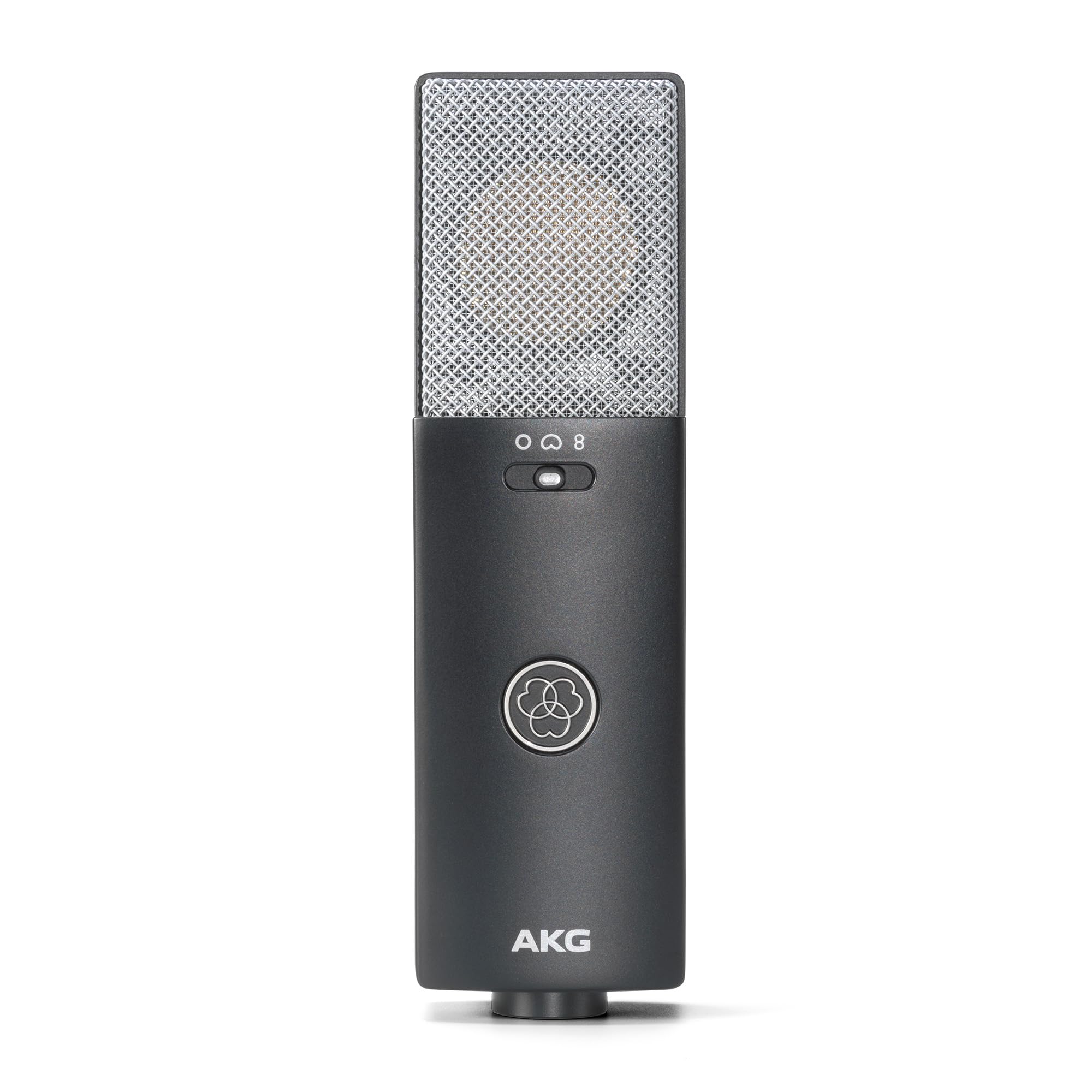 AKG C-Serie C114 Großmembran-Kondensatormikrofon mit Mehreren Richtcharakteristiken – perfekt für Content Creator und Musiker