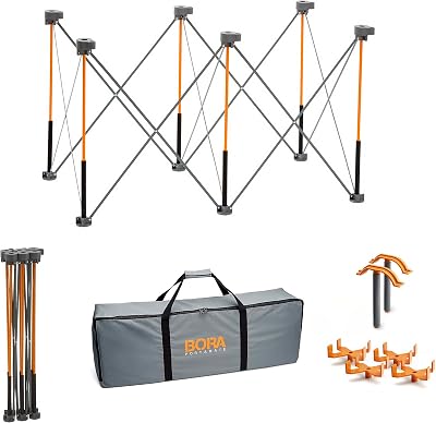 BORA Centipede 2x4 Feet Work Stand Folding Steel Legs CK6S Orange/Black